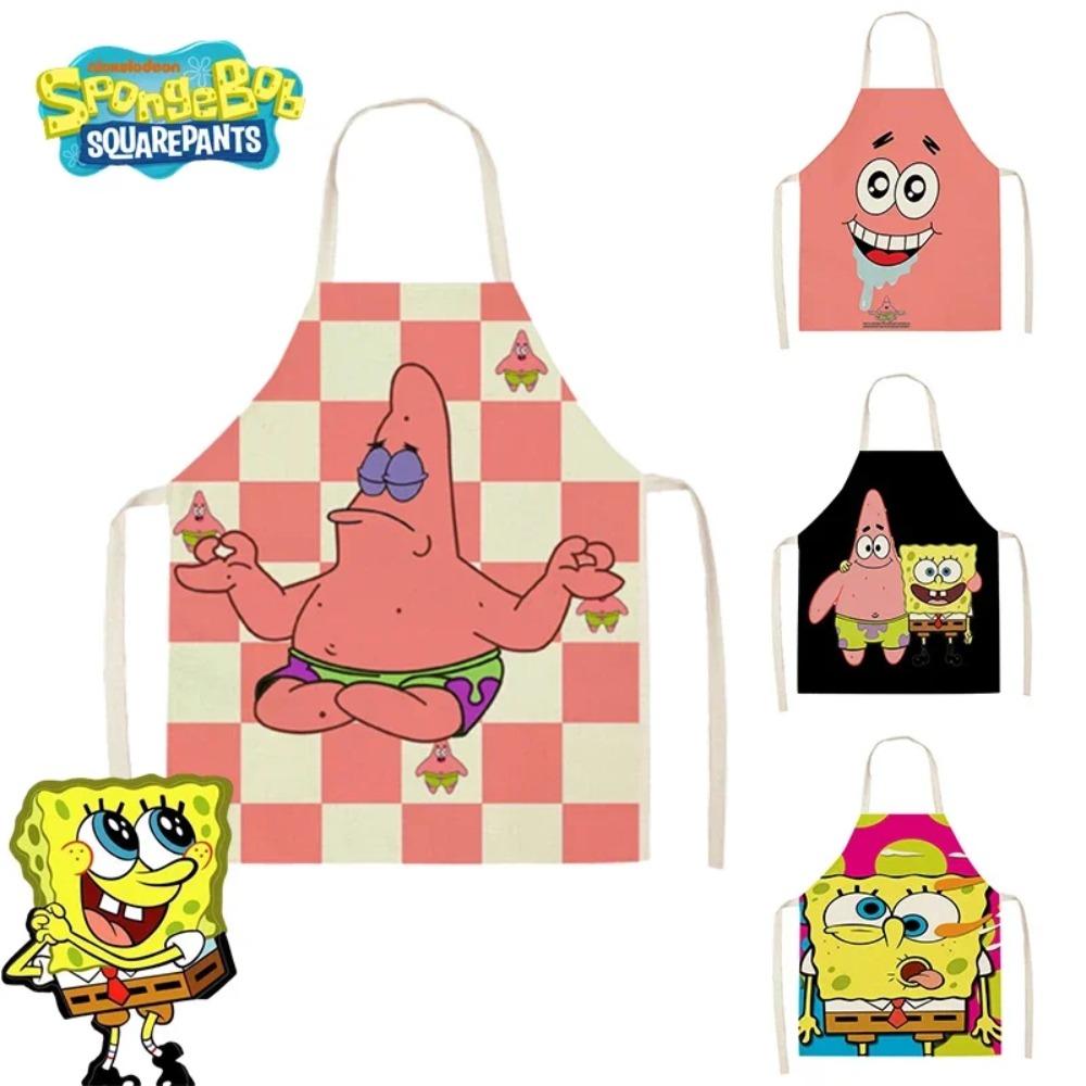 Kitchen Gadgets China - مرايل مطبخ سبونج بوب وباتريك للكبار،
