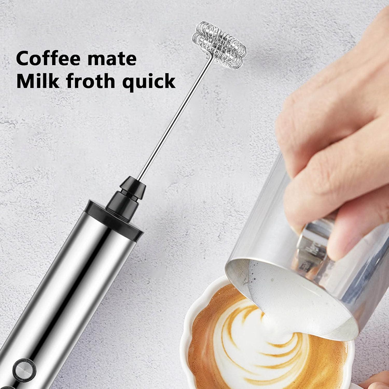 Kitchen Gadgets Electric - خلاط حليب كهربائي محمول 3 في