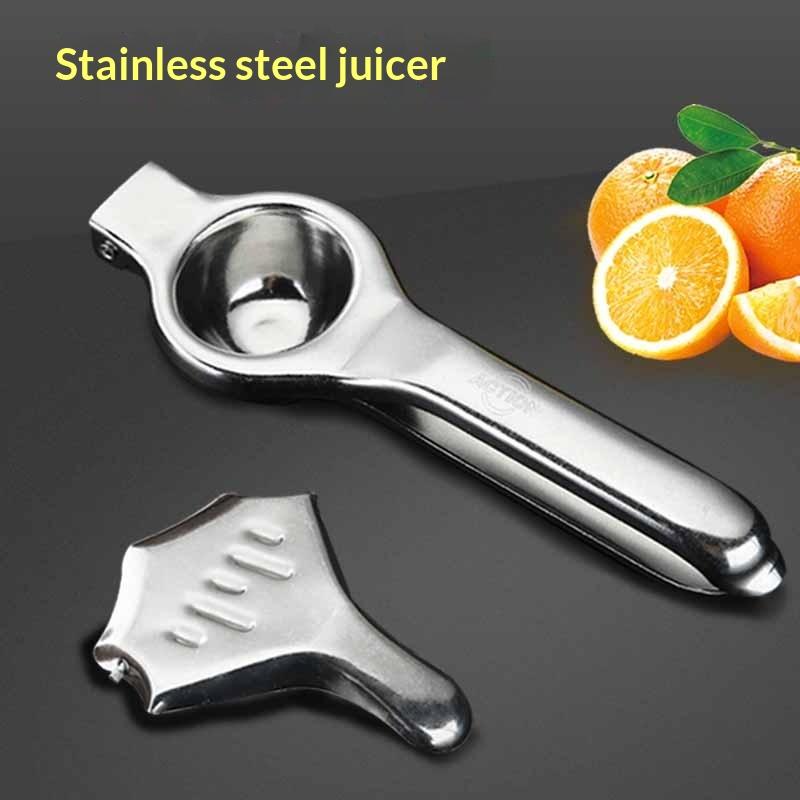 Kitchen Gadgets Juicer - ملقط ليمون من الفولاذ المقاوم للصدأ،