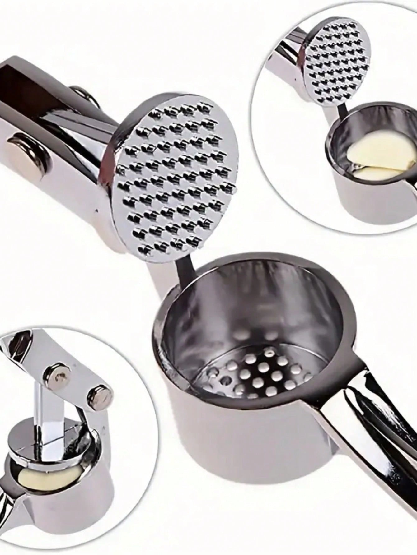 مكبس ثوم قابل للغسل، عصارة زنج - مراجعة Kitchen Gadgets Juicer وسعره