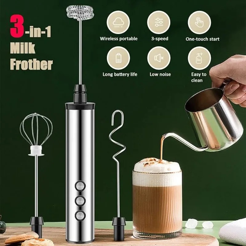 خلاط حليب كهربائي محمول 3 في 1 - مراجعة Kitchen Gadgets Electric وسعره