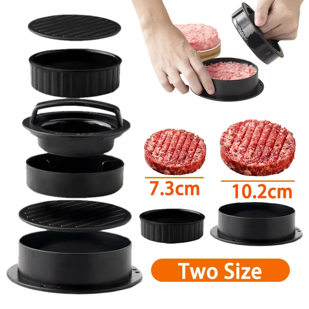 جولة همبرغر برغر الصحافة لحوم  - مراجعة Kitchen Gadgets Modern وسعره