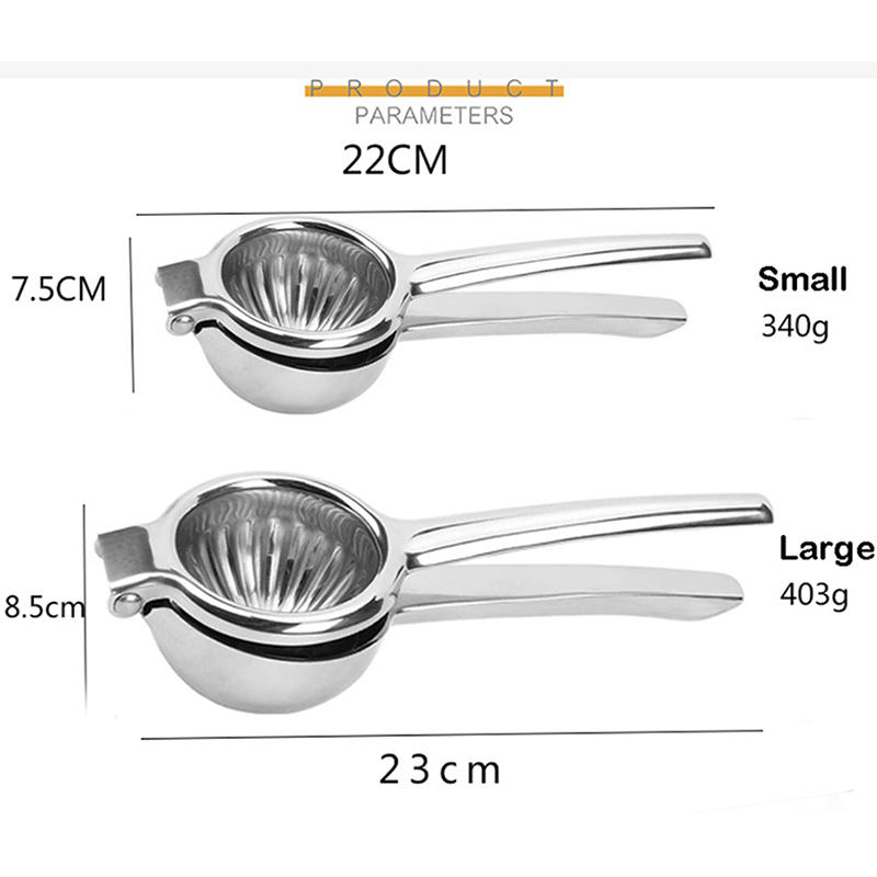 عصارة ليمون يدوية من الفولاذ ا - مراجعة Kitchen Gadgets Juicer وسعره