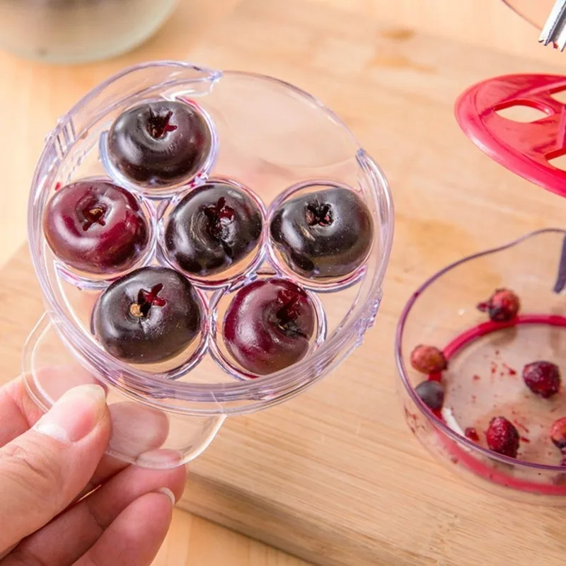 أداة إزالة نوى الكرز ذات 6 فتح - مراجعة Kitchen Gadgets Novelty وسعره