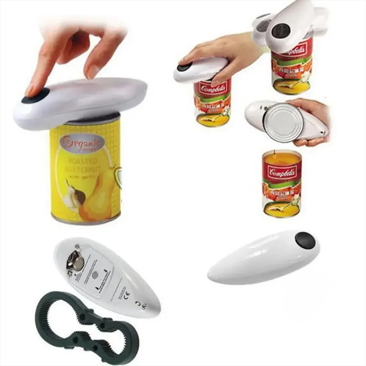 فتاحة علب كهربائية أوتوماتيكية - مراجعة Kitchen Gadgets Electric وسعره